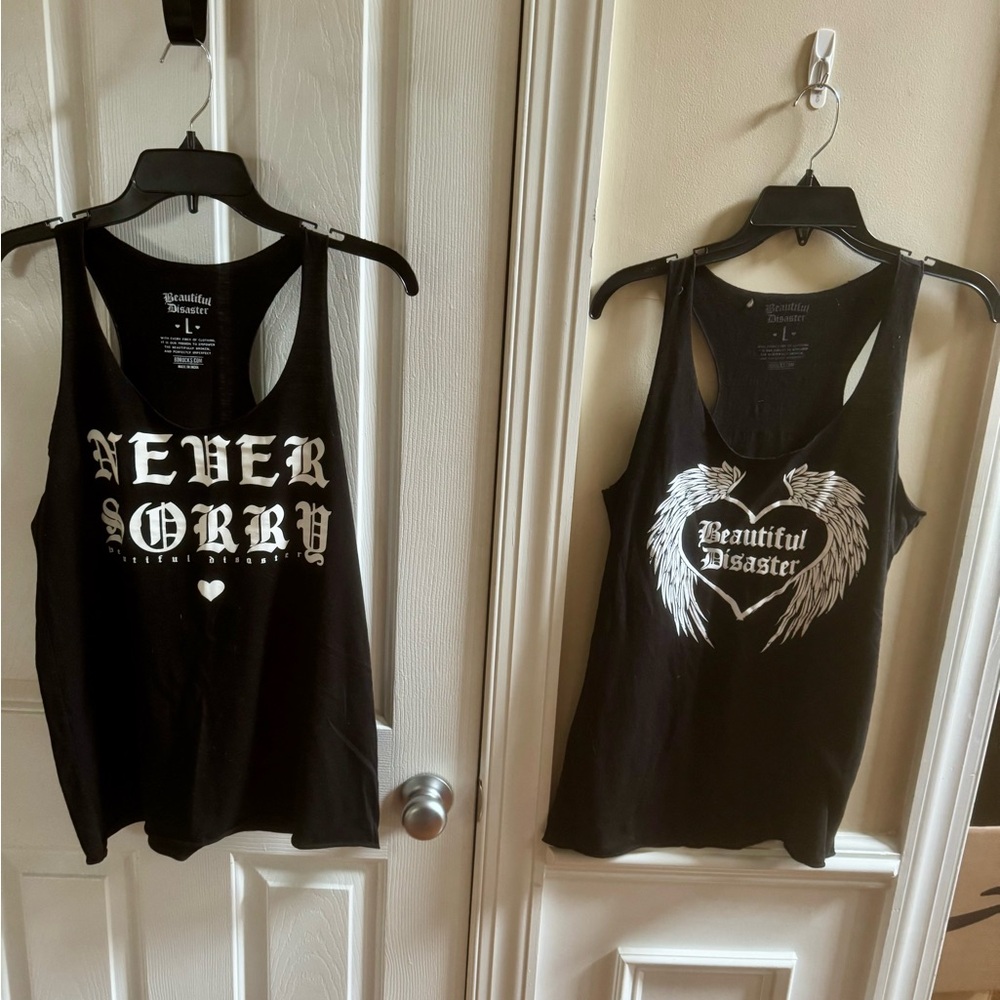 Beautiful Disaster Tank Tops